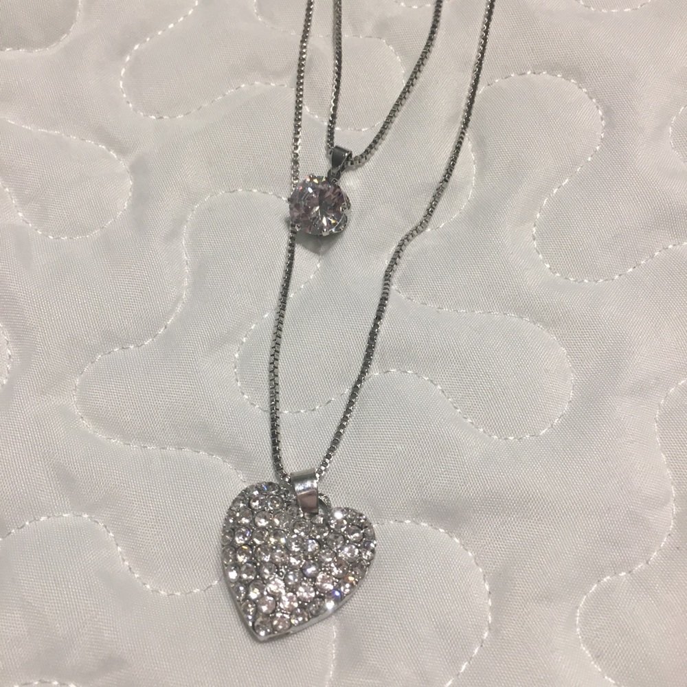 Betsey Johnson Heart Necklace